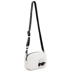 Adjustable handbag with badge