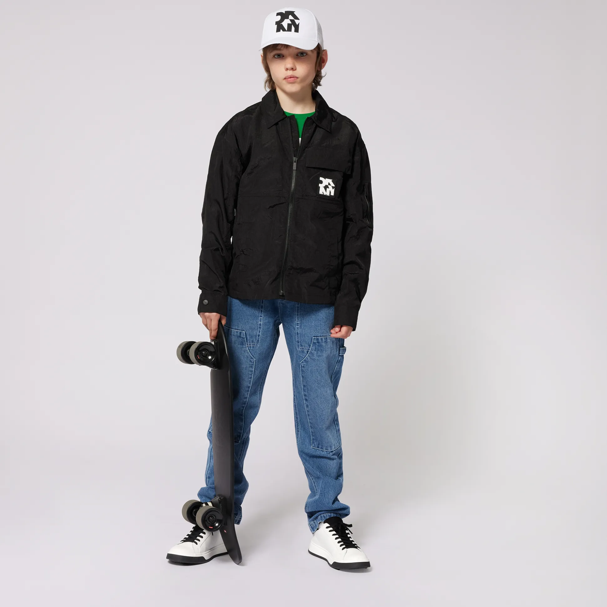 Adjustable-waist jeans