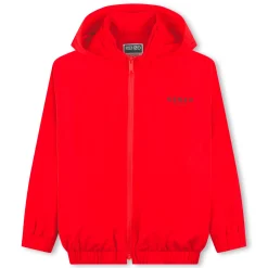 Back-illustrated windbreaker