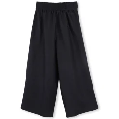 Belted linen trousers