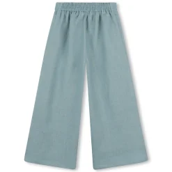 Belted linen trousers