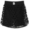Bimaterial skirt/short combo