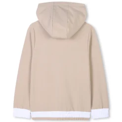 Bimaterial sweatshirt