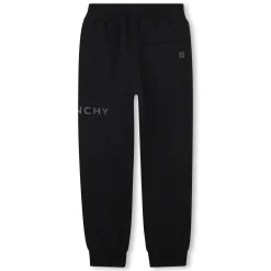 Block-colour fleece trousers