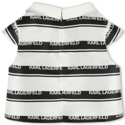 Blouse with logo stripes