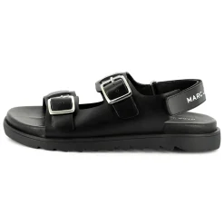 Buckled leather sandals