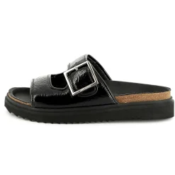 Buckled leather sandals