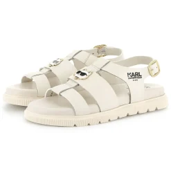 Buckled leather sandals