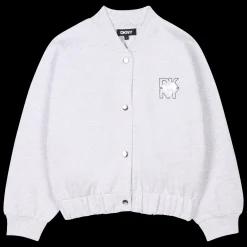 Cotton fleece cardigan