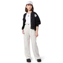 Cotton fleece cardigan
