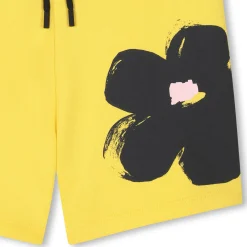 Cotton fleece shorts