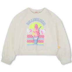 Cotton fleece sweatshirt