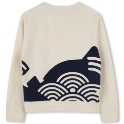 Cotton fleece sweatshirt