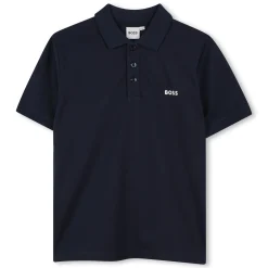 Cotton polo shirt with logo