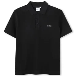 Cotton polo shirt with logo