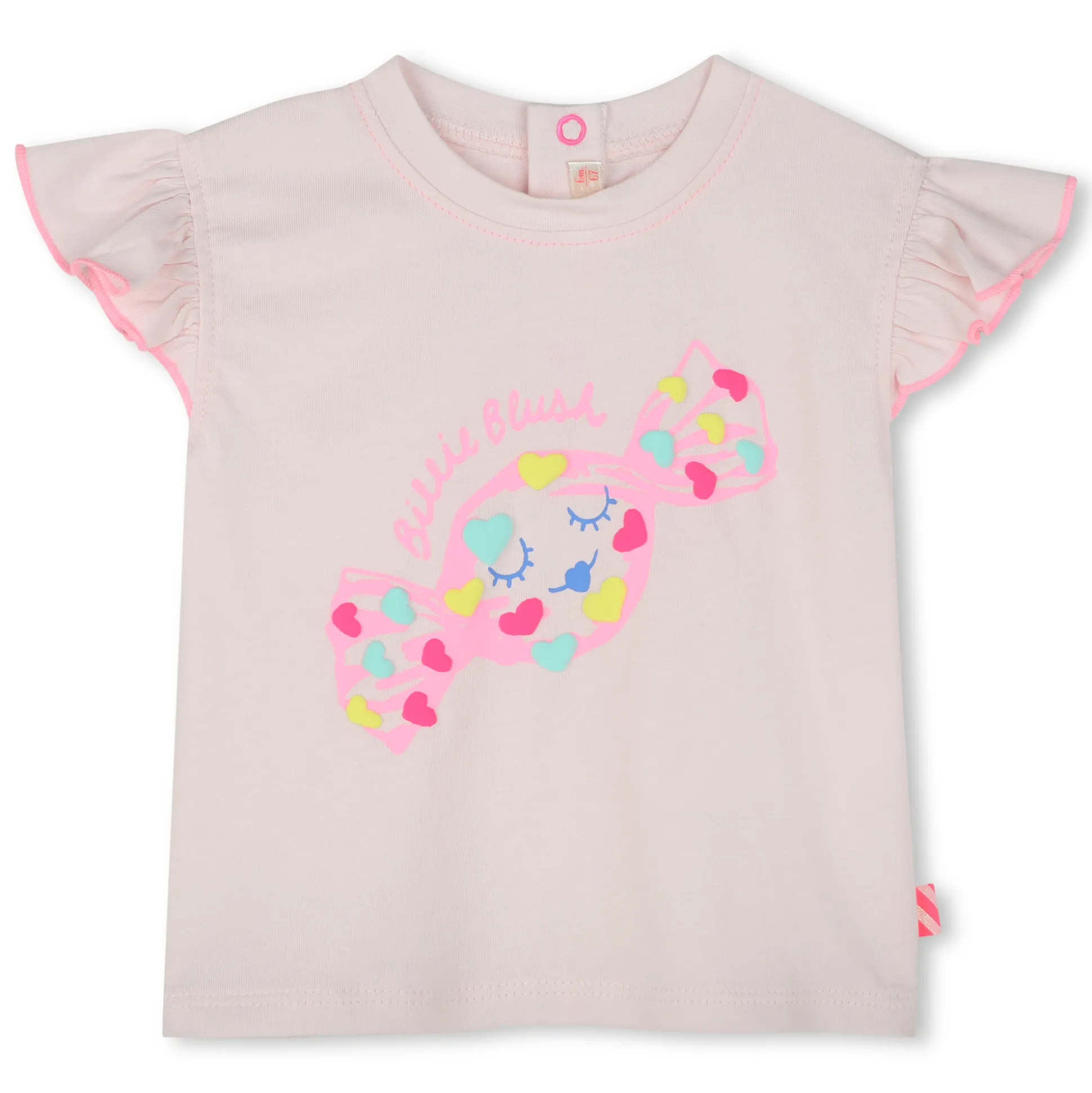 Cotton press-stud T-shirt