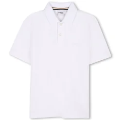 Cotton short-sleeved polo