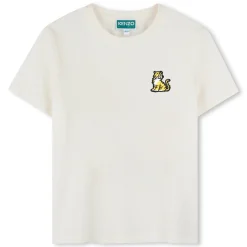 Cotton T-shirt with badge