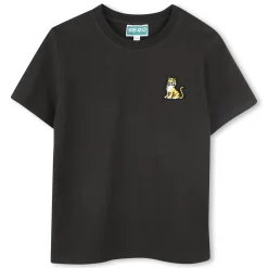 Cotton T-shirt with badge