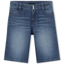 Denim Bermuda shorts