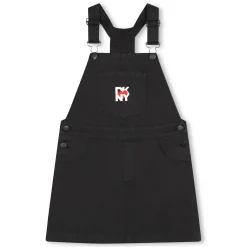 Denim pinafore dress