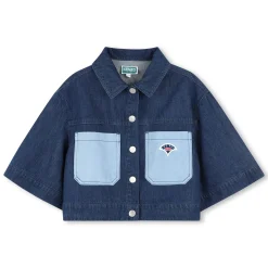 Embroidered denim jacket