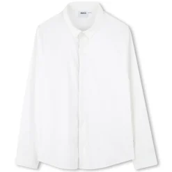 Fitted poplin shirt