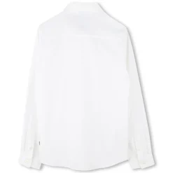 Fitted poplin shirt
