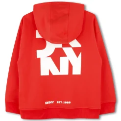 Fleece hooded cardigan