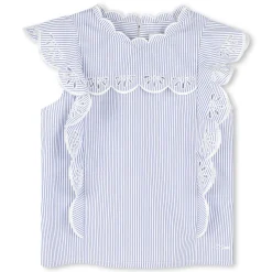Frilled sleeve blouse