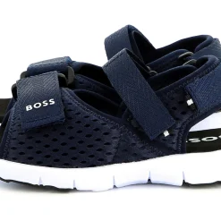 Hook-and-loop canvas sandals