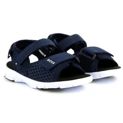 Hook-and-loop canvas sandals