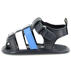 Hook-and-loop strap sandals