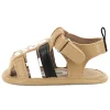 Hook-and-loop strap sandals