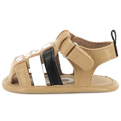 Hook-and-loop strap sandals