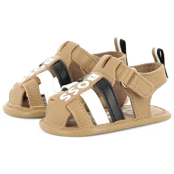 Hook-and-loop strap sandals