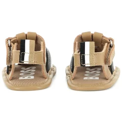 Hook-and-loop strap sandals