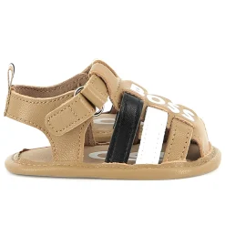 Hook-and-loop strap sandals