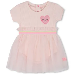 2-in-1 dress with heart patch