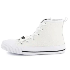 Lace-up high-top trainers