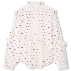 Long-sleeved blouse