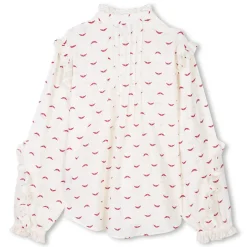 Long-sleeved blouse