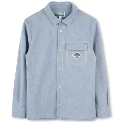 Long-sleeved cotton shirt