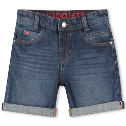 5-pocket denim Bermuda shorts
