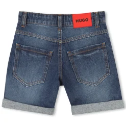 5-pocket denim Bermuda shorts