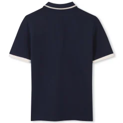 Polo shirt with chest label