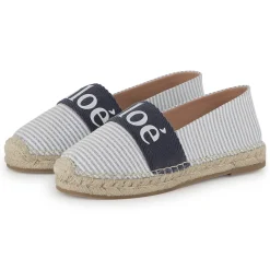 Striped canvas espadrilles