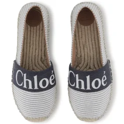Striped canvas espadrilles