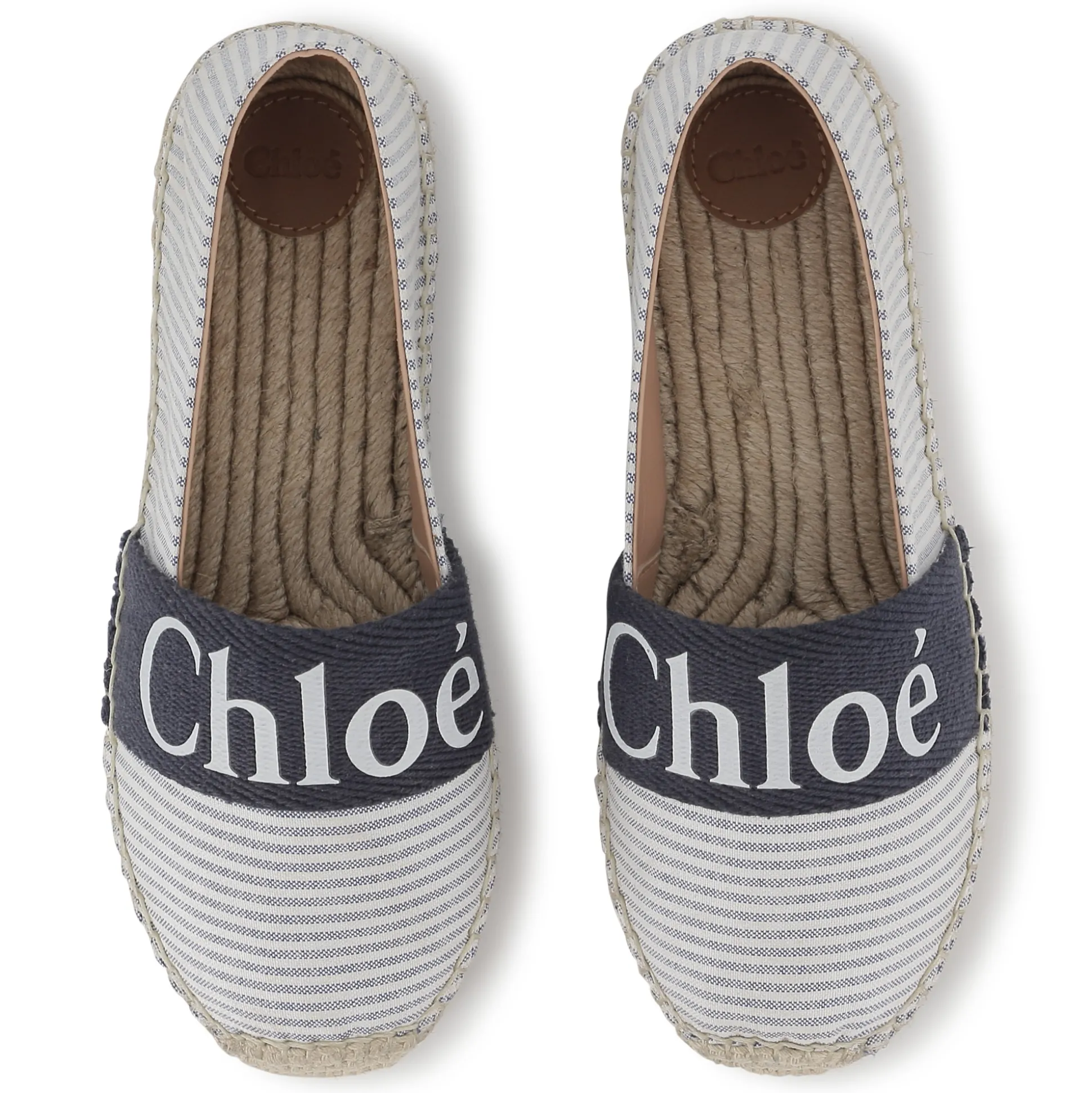 Striped canvas espadrilles