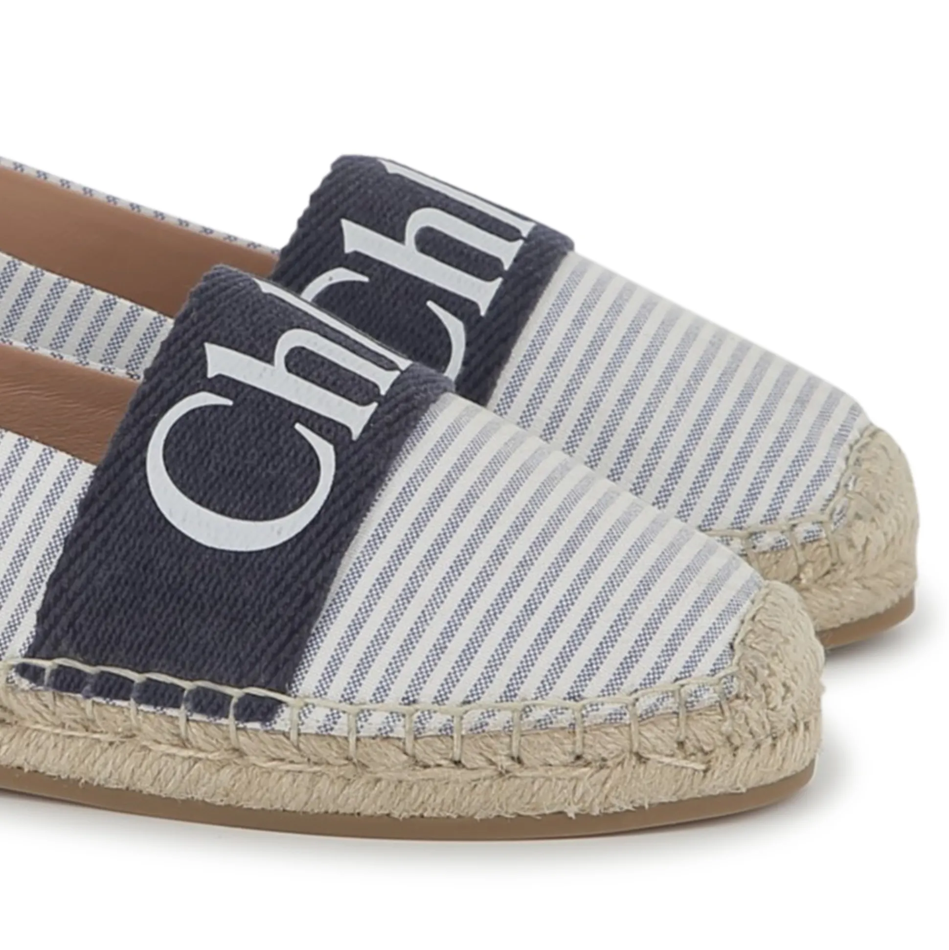 Striped canvas espadrilles